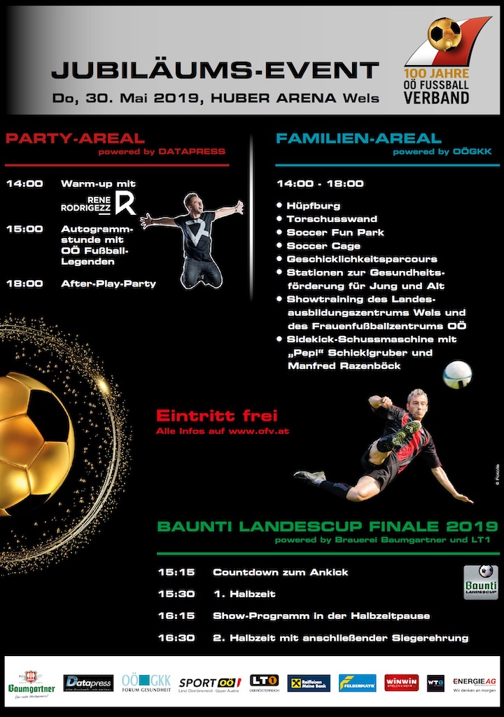 Programm des 100 Jahre Jubiläums Event