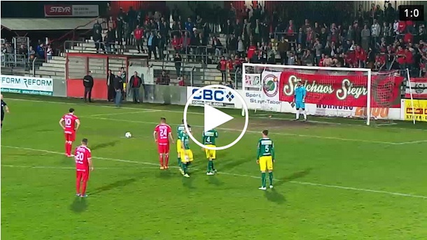 Video vom Elfmeter für Vorwärts Steyr