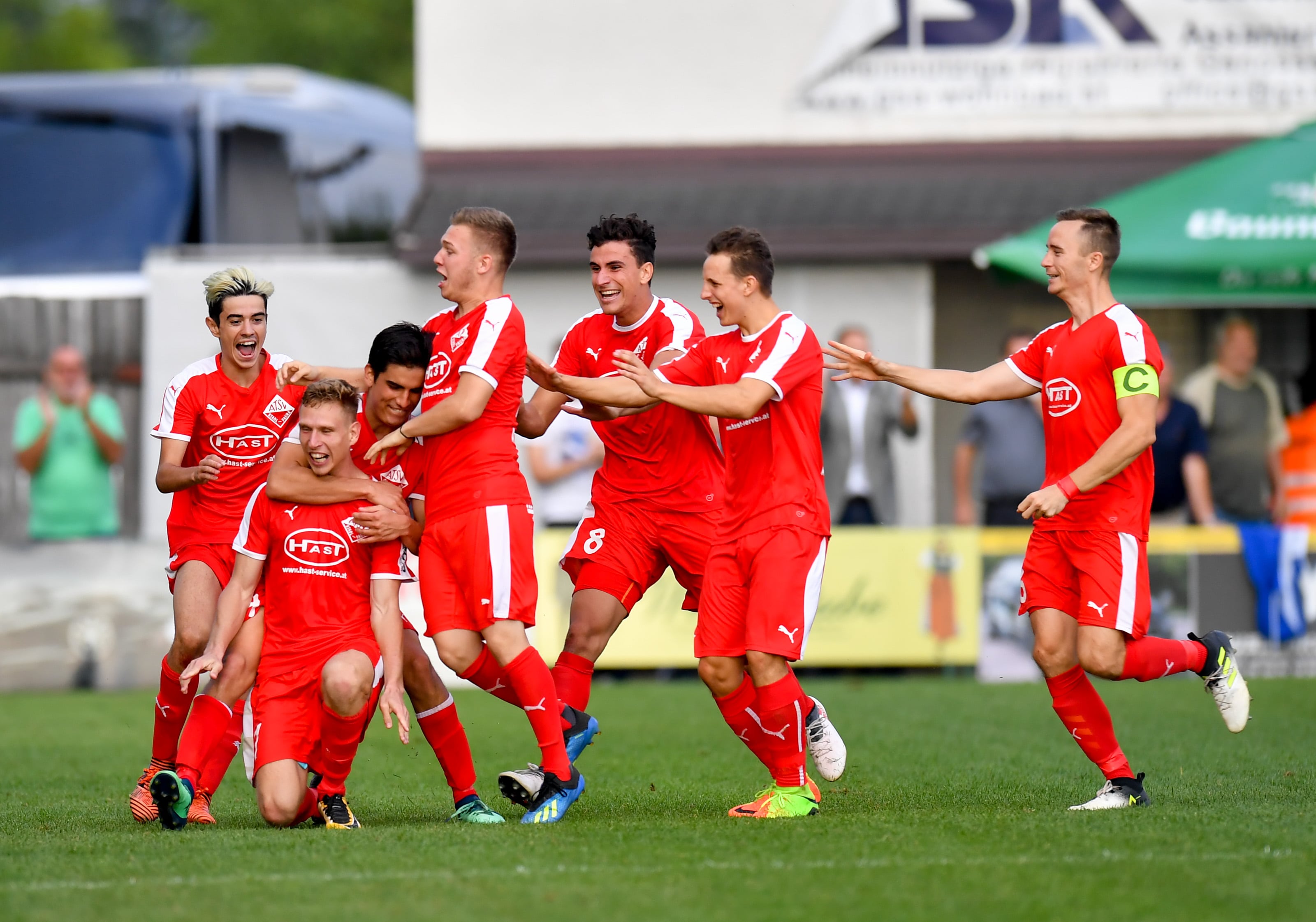 Fussball OEFB Samsung Cup ATSV Stadl Paura vs FC Blau Weiss Linz 21.07.2018 60 min
