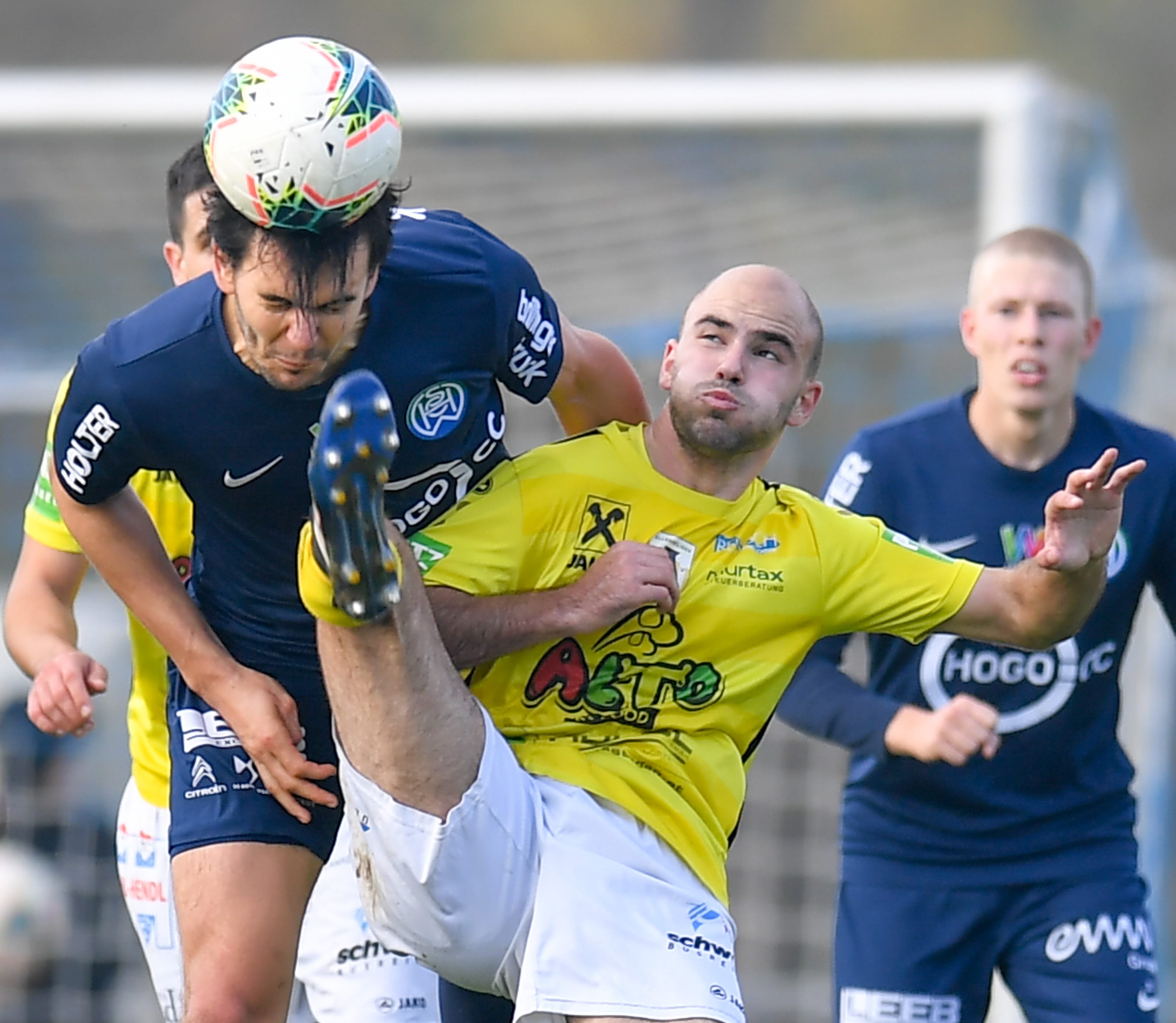 Fussball WSC Hertha Wels vs USV Allerheiligen 26.10.2019 36 min