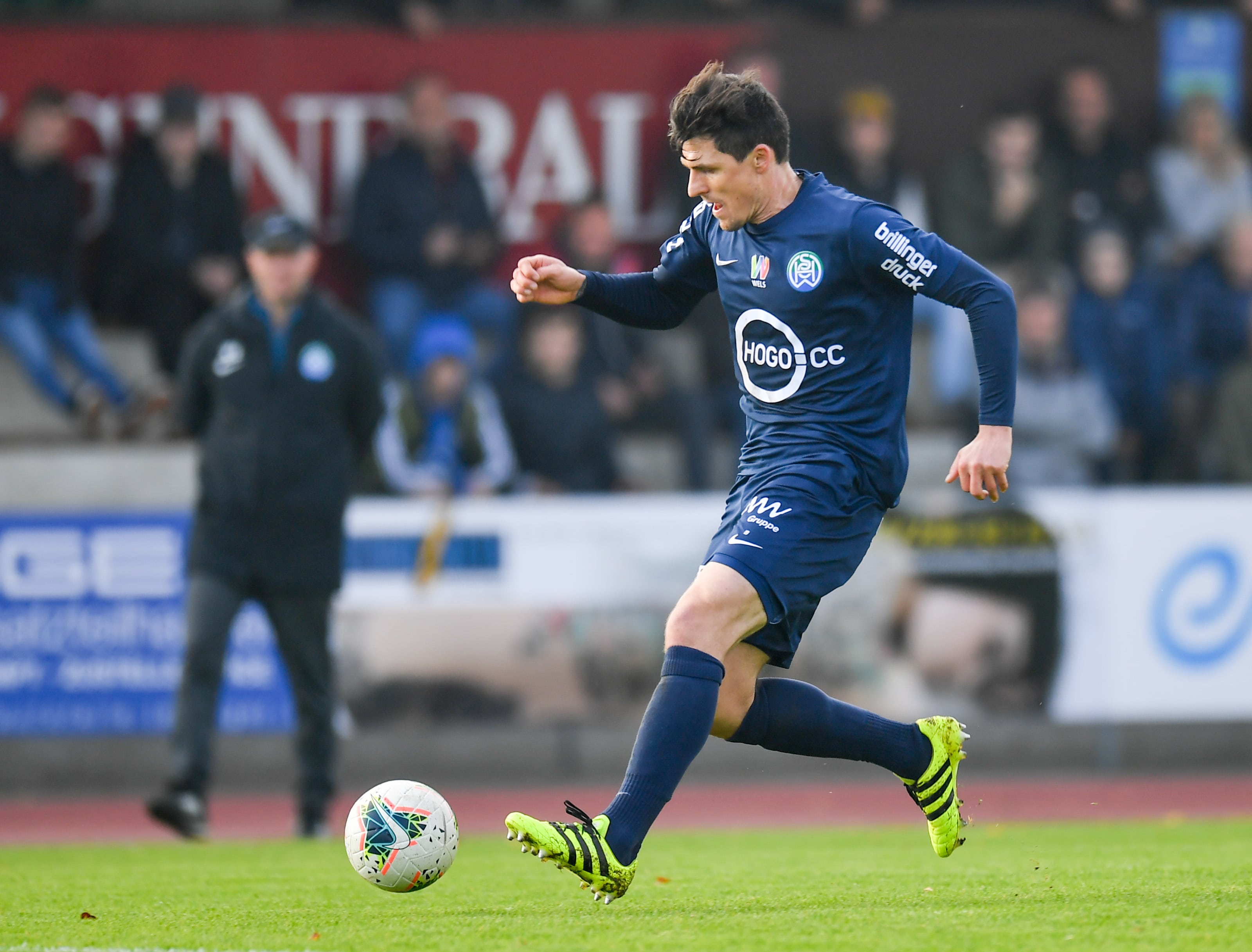 Fussball WSC Hertha Wels vs USV Allerheiligen 26.10.2019 35 min