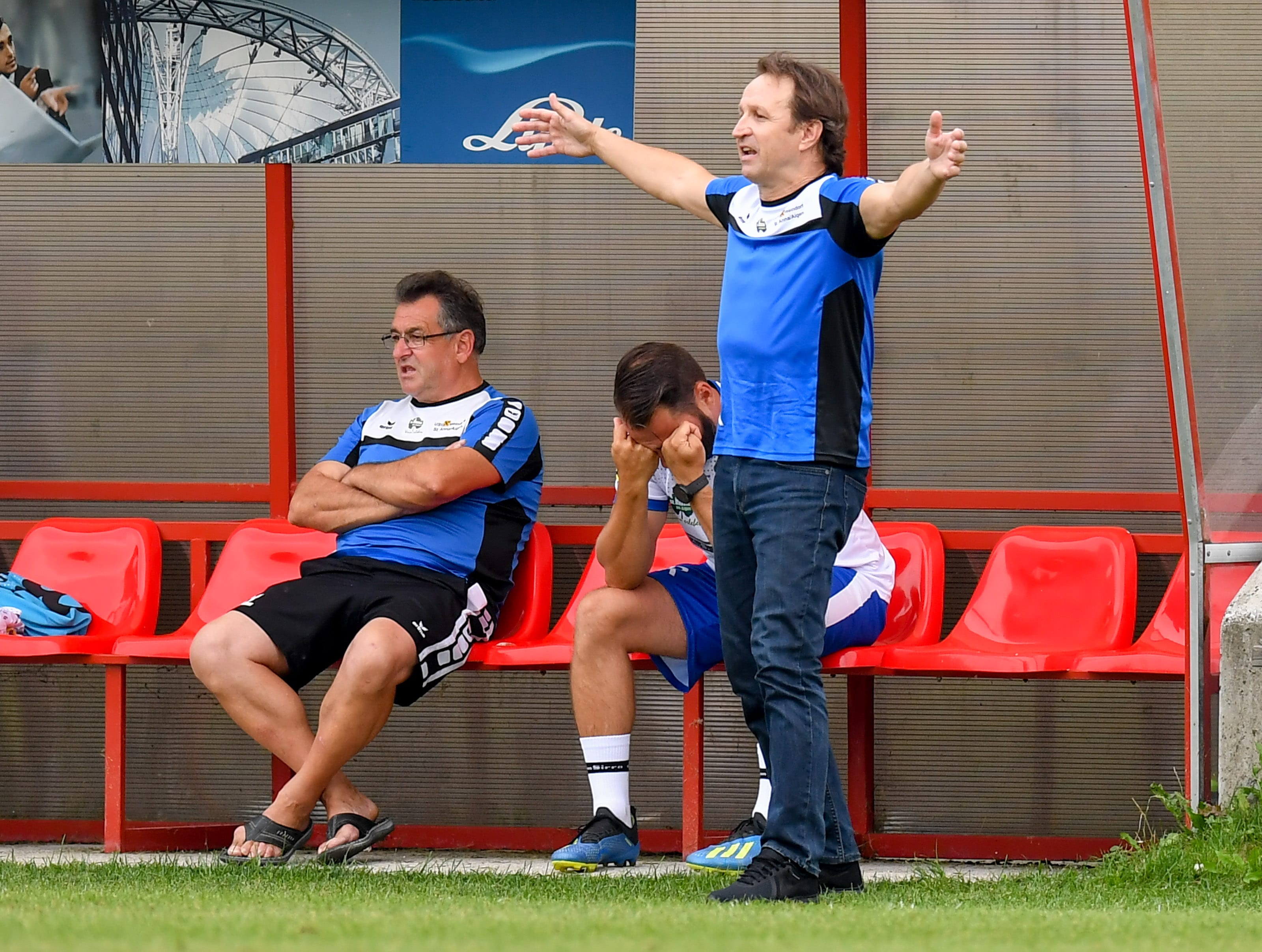 Fussball ATSV Stadl Paura vs USV St. Anna am Aigen 27.07.2019 43 min