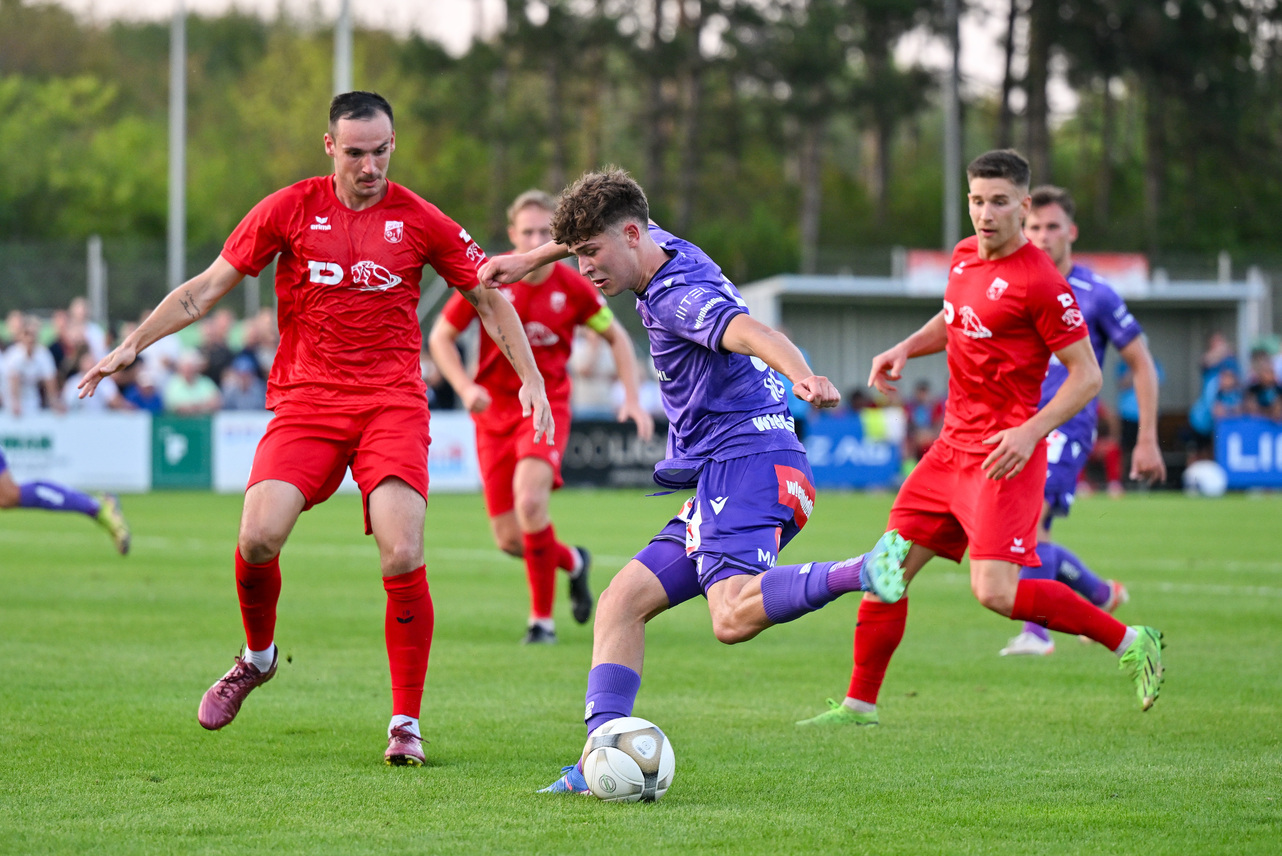 Zweimal war Florian Madlmayr nach einer Ecke per Kopf zur Stelle