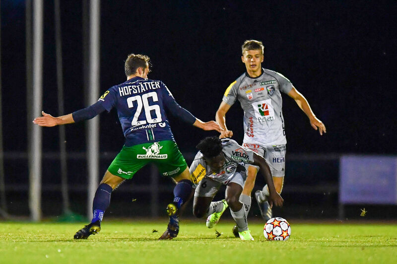 hertha wels vs wac amateure pascal hofstaetter augustine boakye 011021 harald dostal