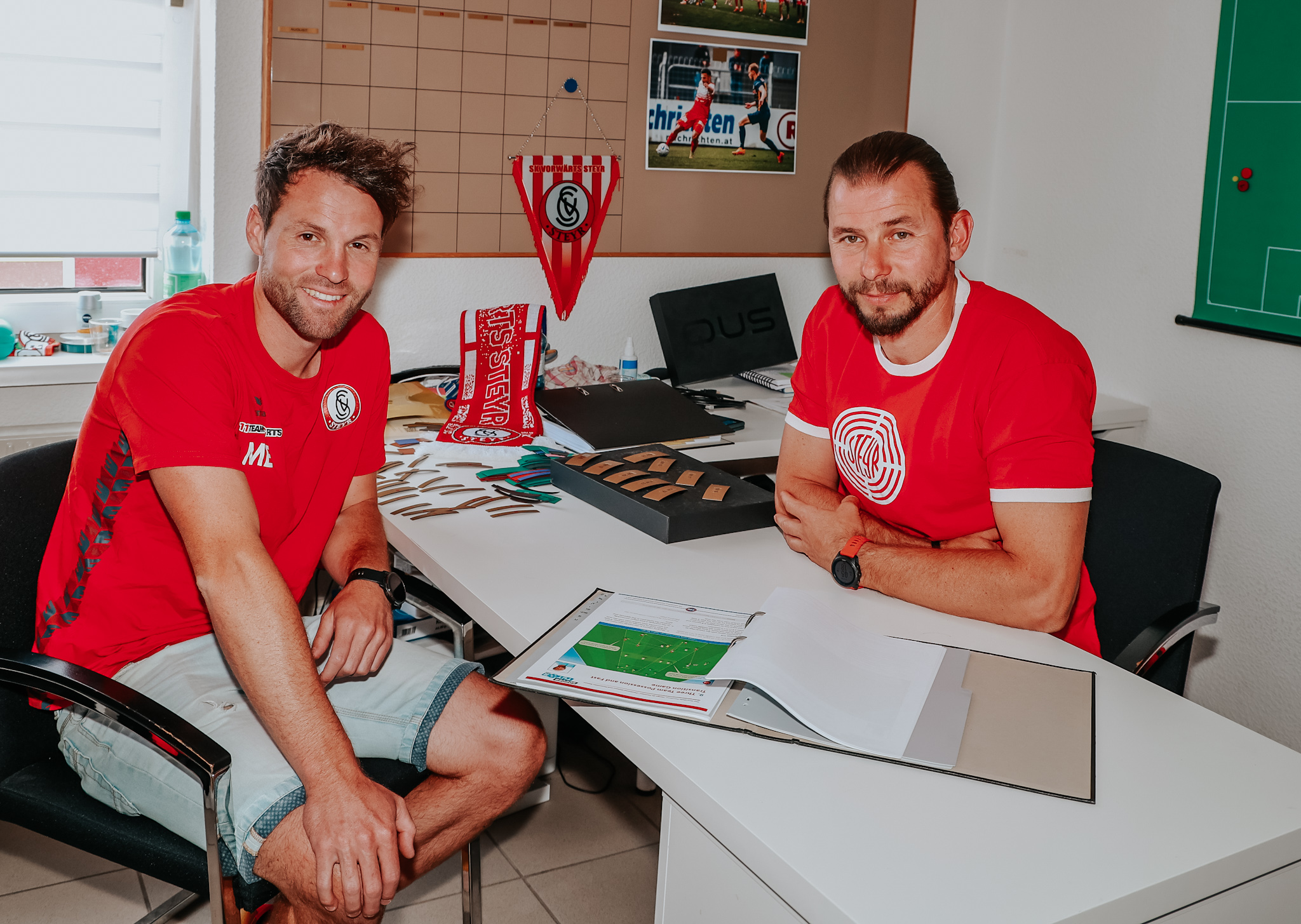 Steyr Vorwärts Trainerteam Rockenschaub Eitl Josef Moser