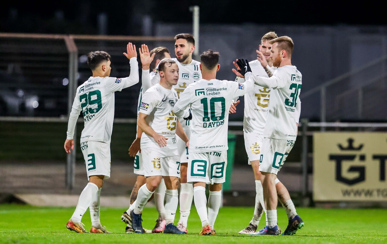Der DSV Leoben ist Herbstmeister in der Regionalliga Mitte