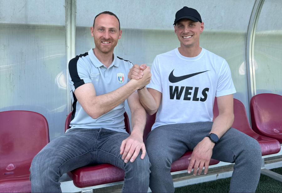 Neuer Hertha Wels Trainer Christian Heinle